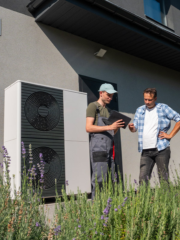 Pompe à chaleur installée